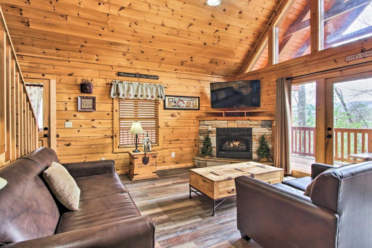 Gatlinburg Mountain Cabin With Grill And Pool Table! Extérieur photo